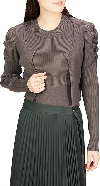 JILL by JILLSTUART◇レイヤードタートルリブニットカーディガン JILL by JILL STUART（ジルバイジルスチュアート）の